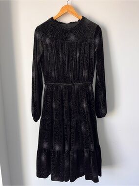 Y2K Velvet Dress | Whimsigoth | Celestial |Sz M